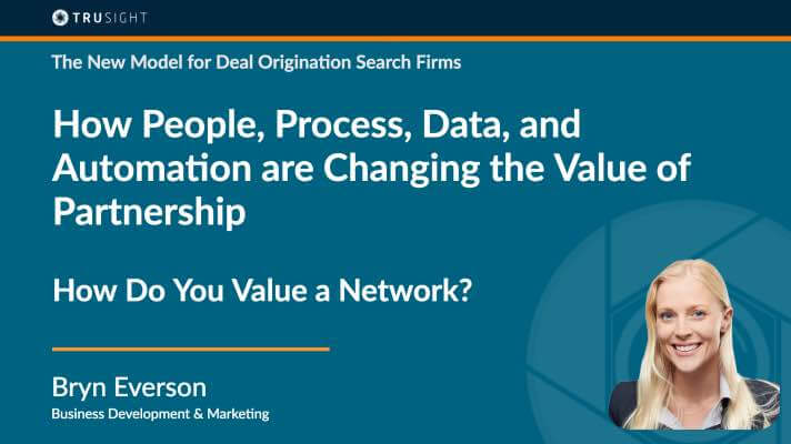 Image of Blog post title card - How do you Value a Network with photo of Bryn Everson